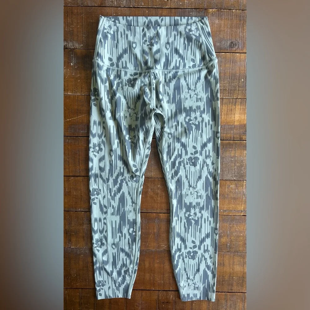 TAVI High Waist Full Length‎ Leggings Cactus Ikat Large